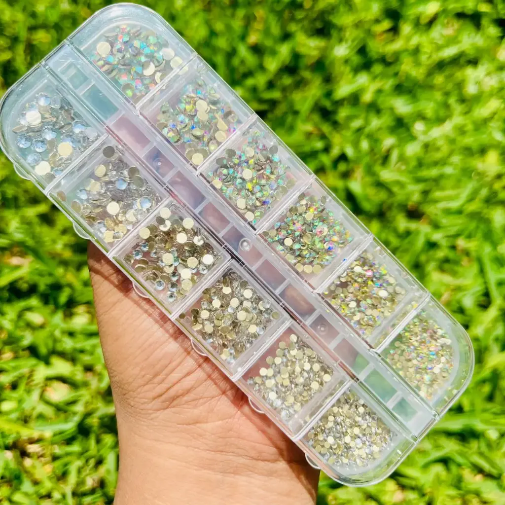 Piedritas de Maquillaje en Estuche 