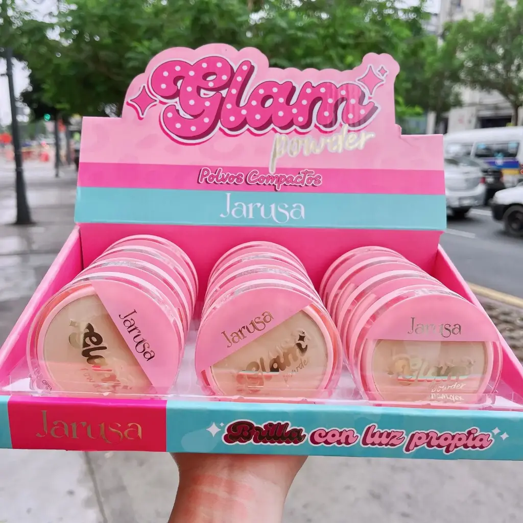 Polvo compacto Glam AGP-102 Jarusa 