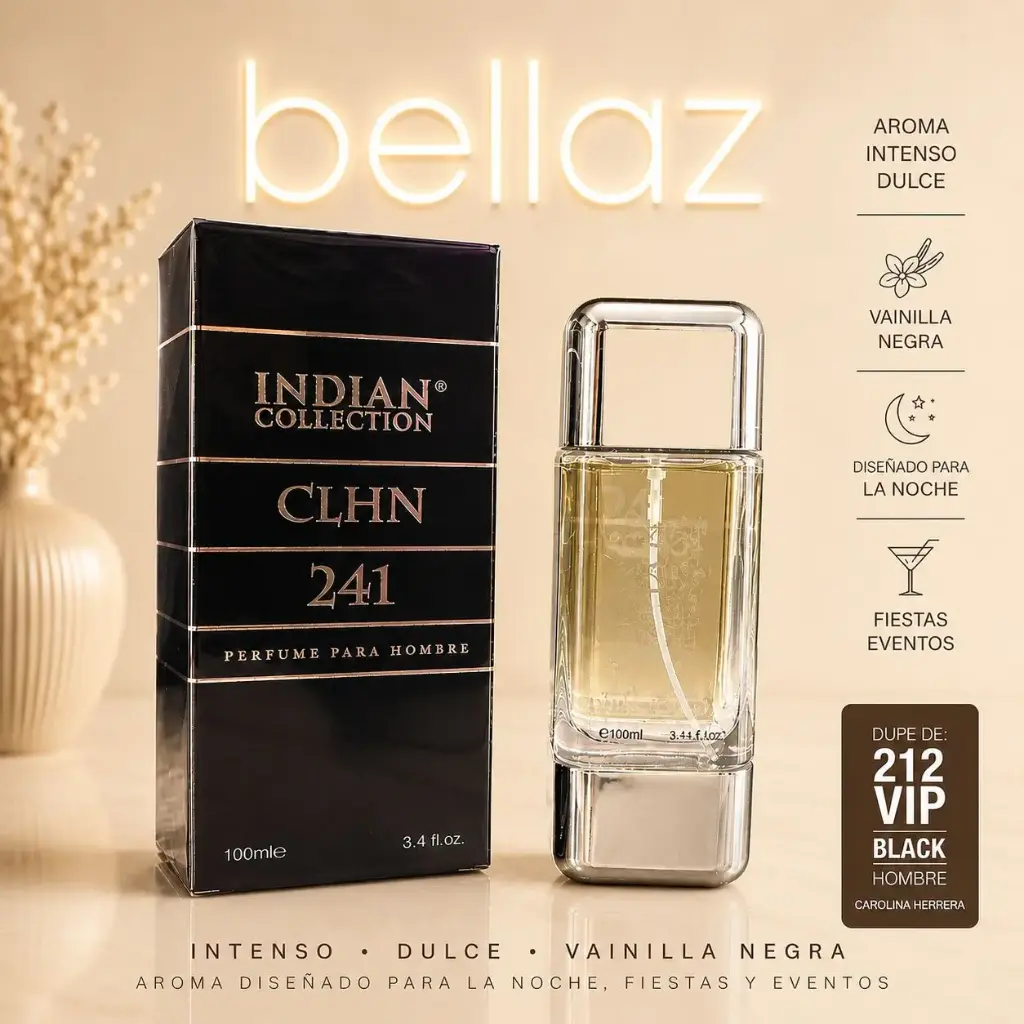Perfume Caballero 212 Vip by Carolina Herrera - CLHN241