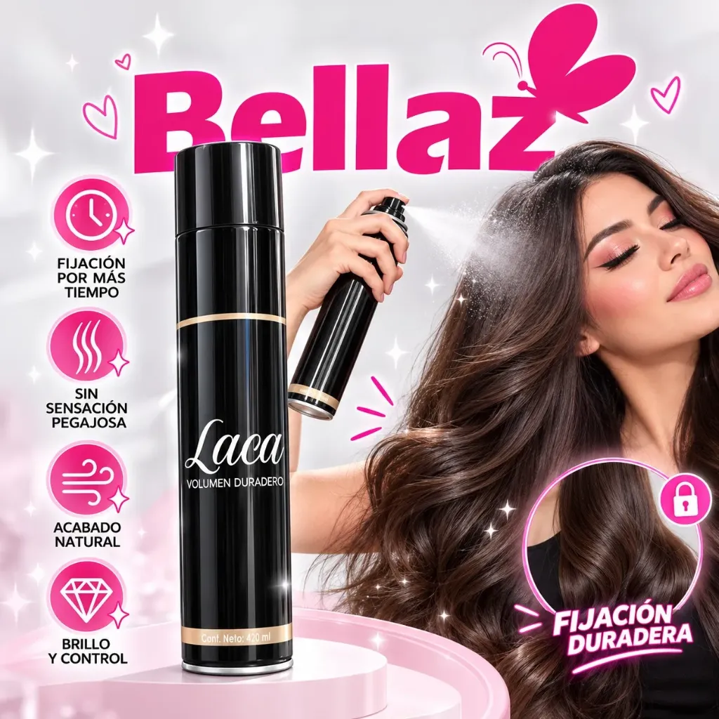 Laca Cabello Volumen Duradero - ZL05-B