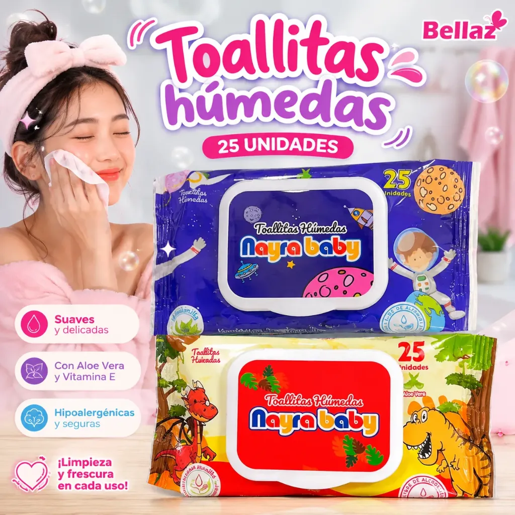 Pañitos Húmedos x25