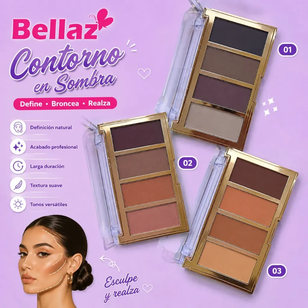 Paleta contorno polvo CEL-169