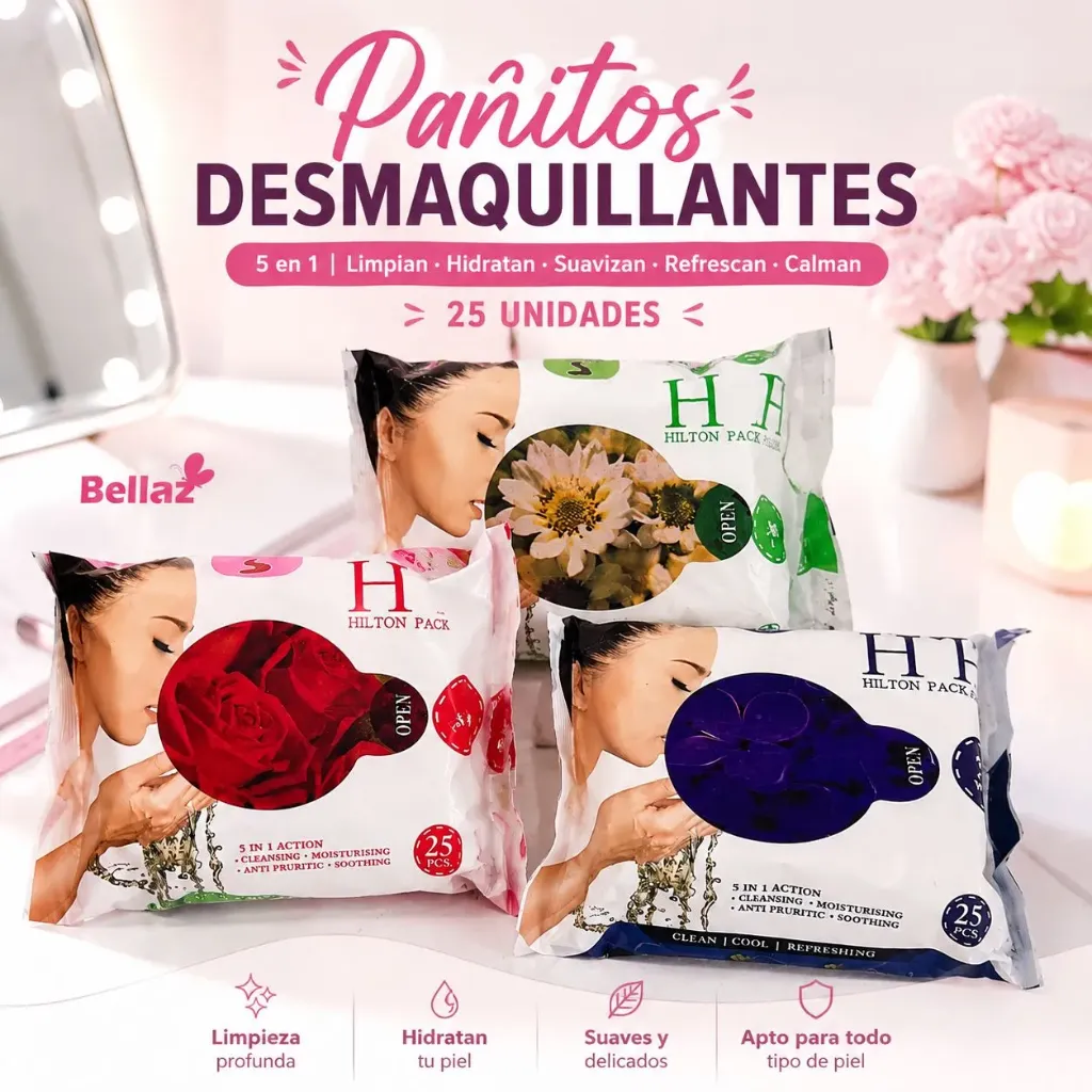 Pañitos Desmaquillantes x25wipes - HR