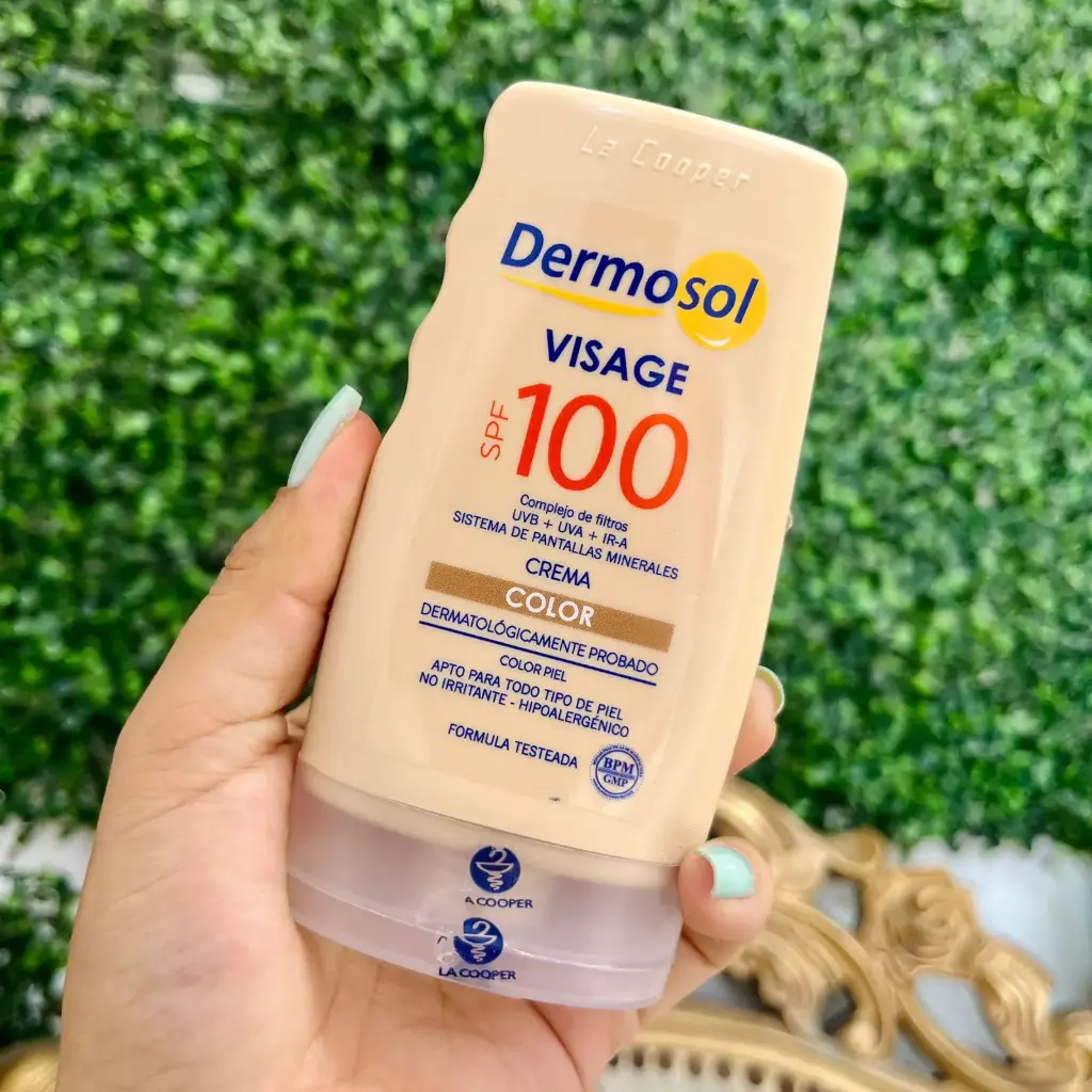 Bloqueador solar 100SPF - Dermosol Visage Color