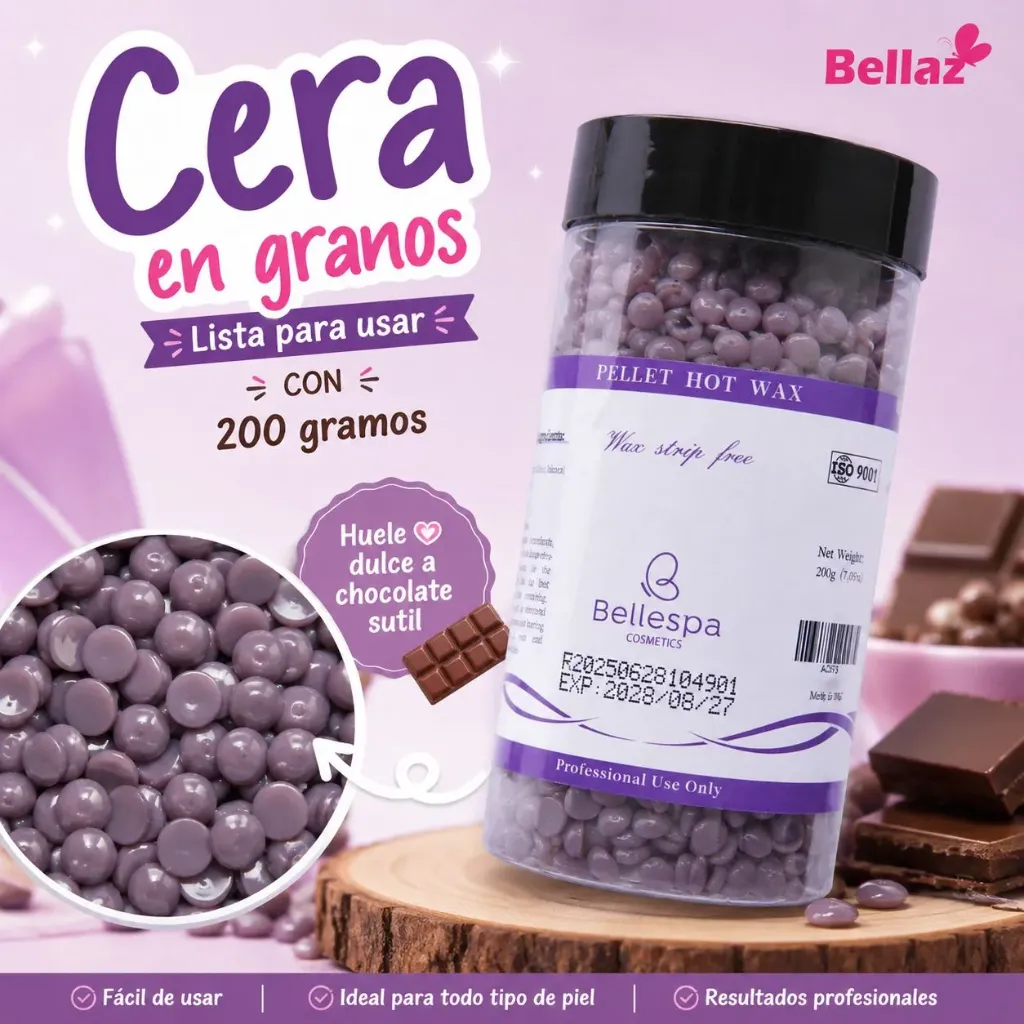 Cera en pote Pellet 200gr - Bellaspa AC570