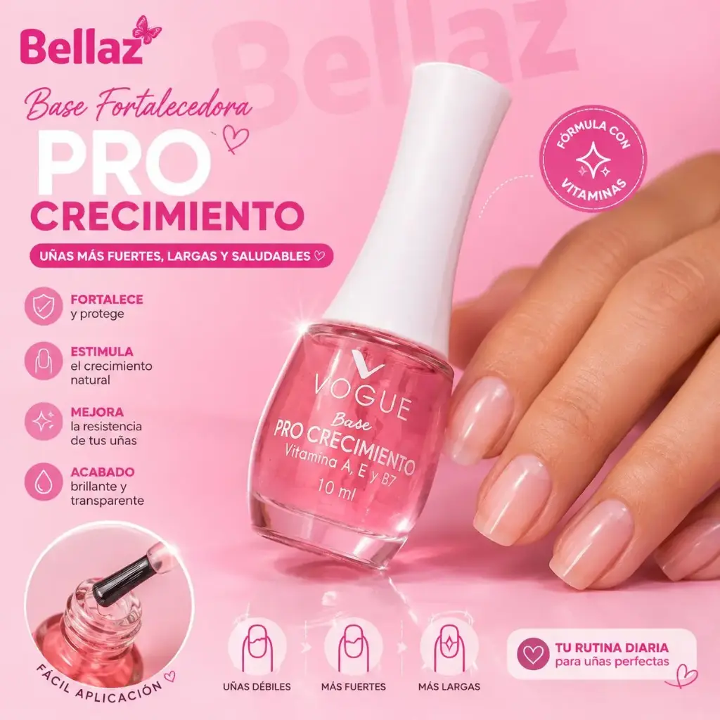 Esmaltes Transparente Vogue Vitaminas