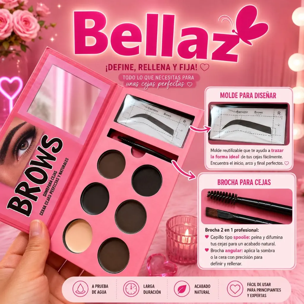 Paleta Cejas Brows - Samantha 23-14