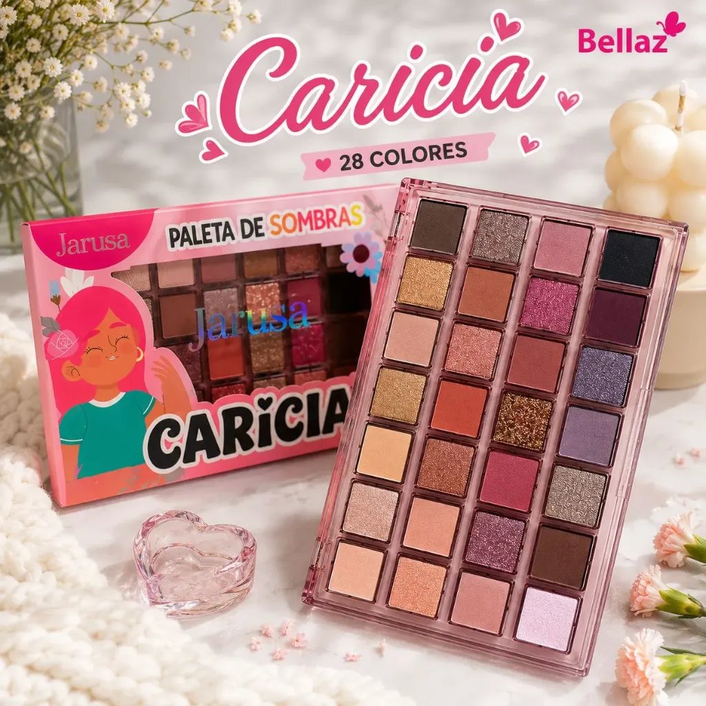 Paleta de Sombras - Caricia Jarusa AGS-138