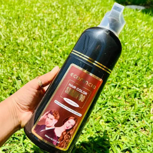 Shampoo tinte marrón claro frasco 500 ML EC24013-3