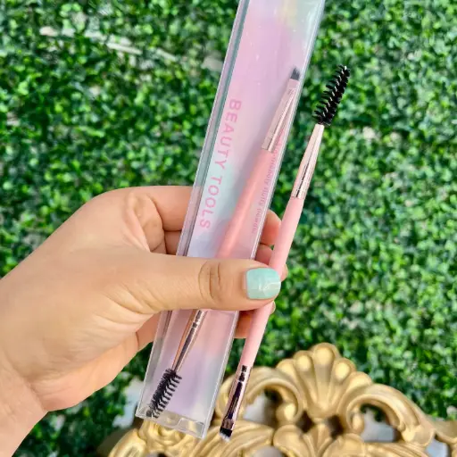 Brocha cejas Beauty rosa - Bellaspa TO-24