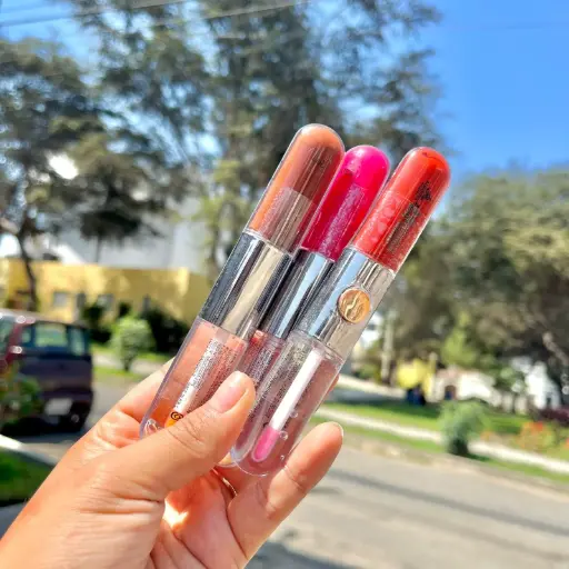 Labial 2 en 1 gloss transparente - Samantha 501 